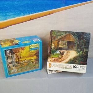 🍒 Americana 1000 piece Puzzle Set